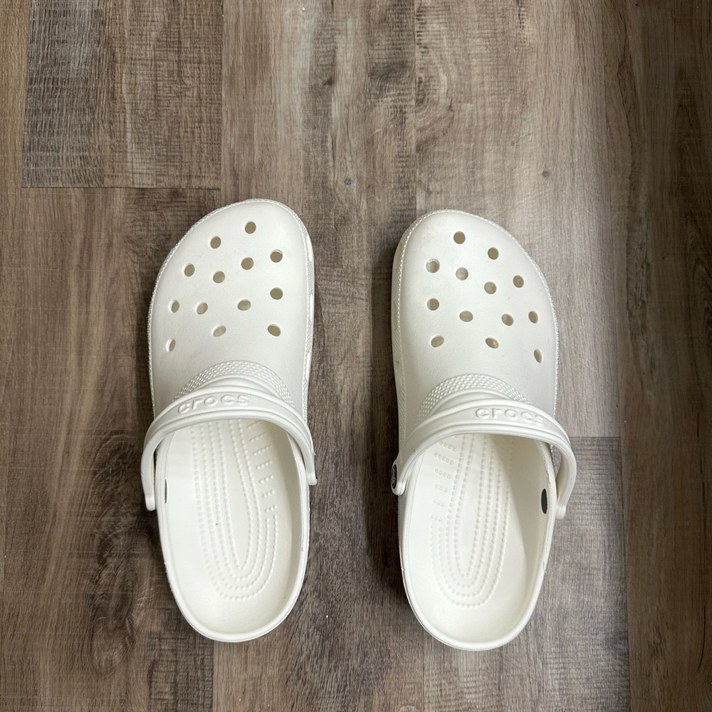 White Crocs